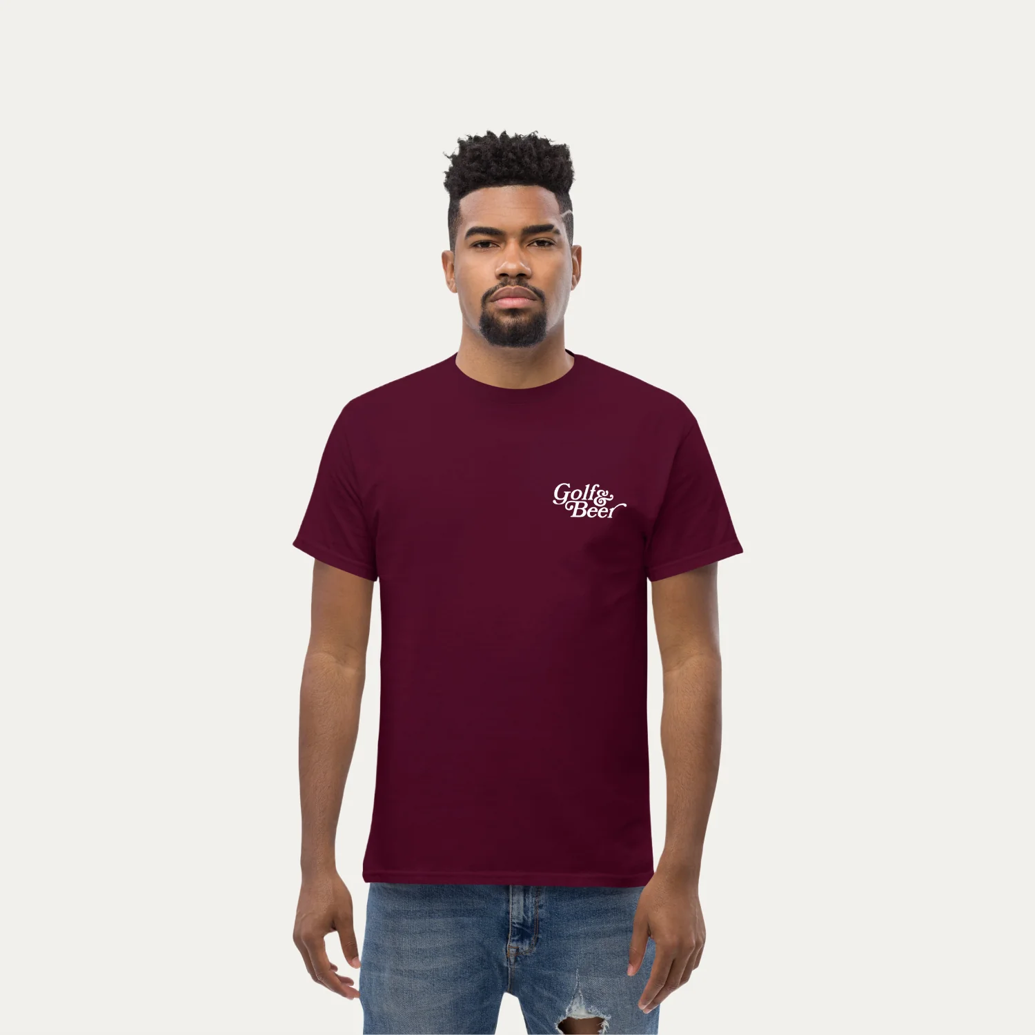 Golf & Beer Graphic Tee - Image 2
