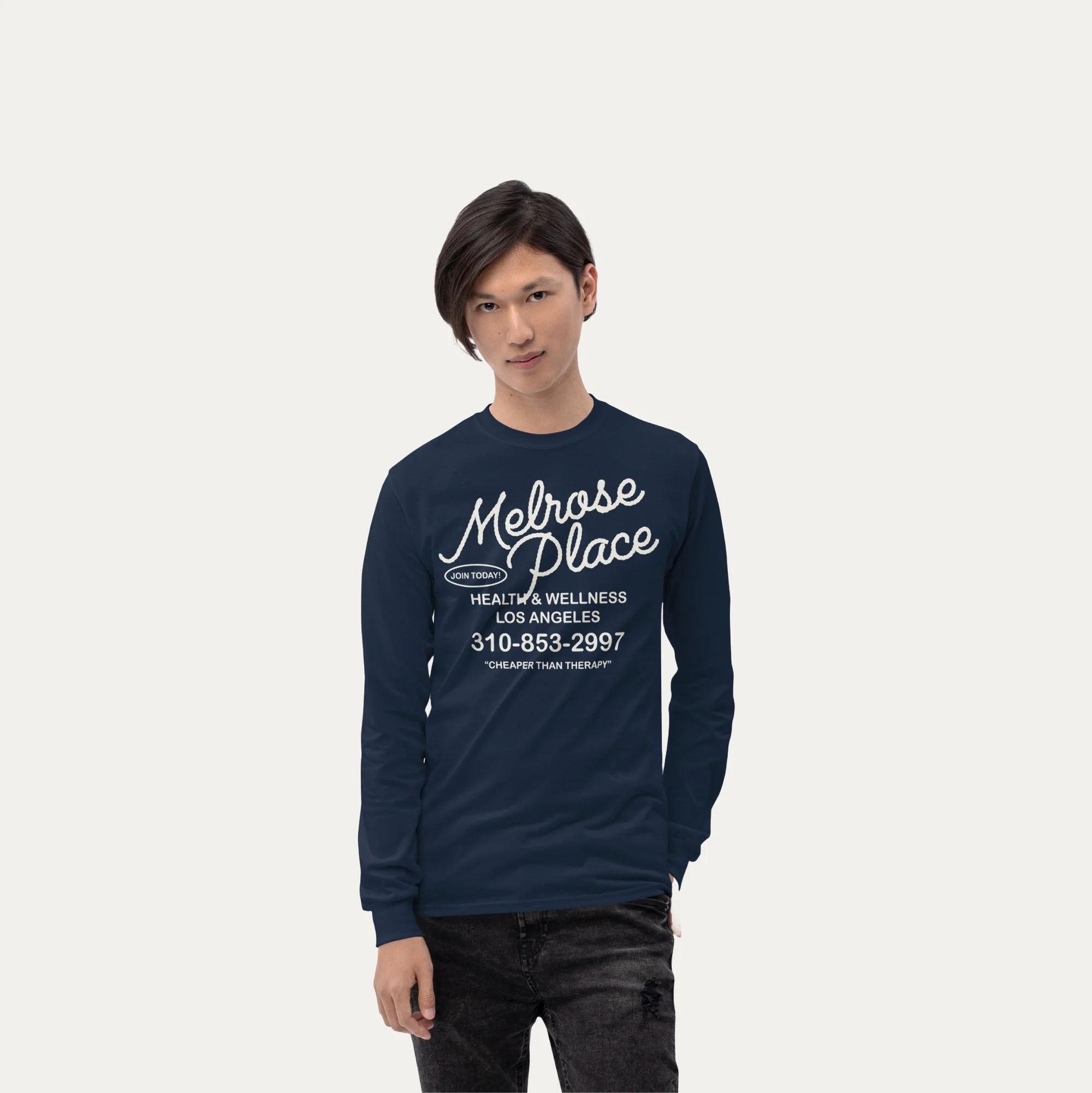 Melrose Place Wellness Graphic Long Sleeve - Image 2