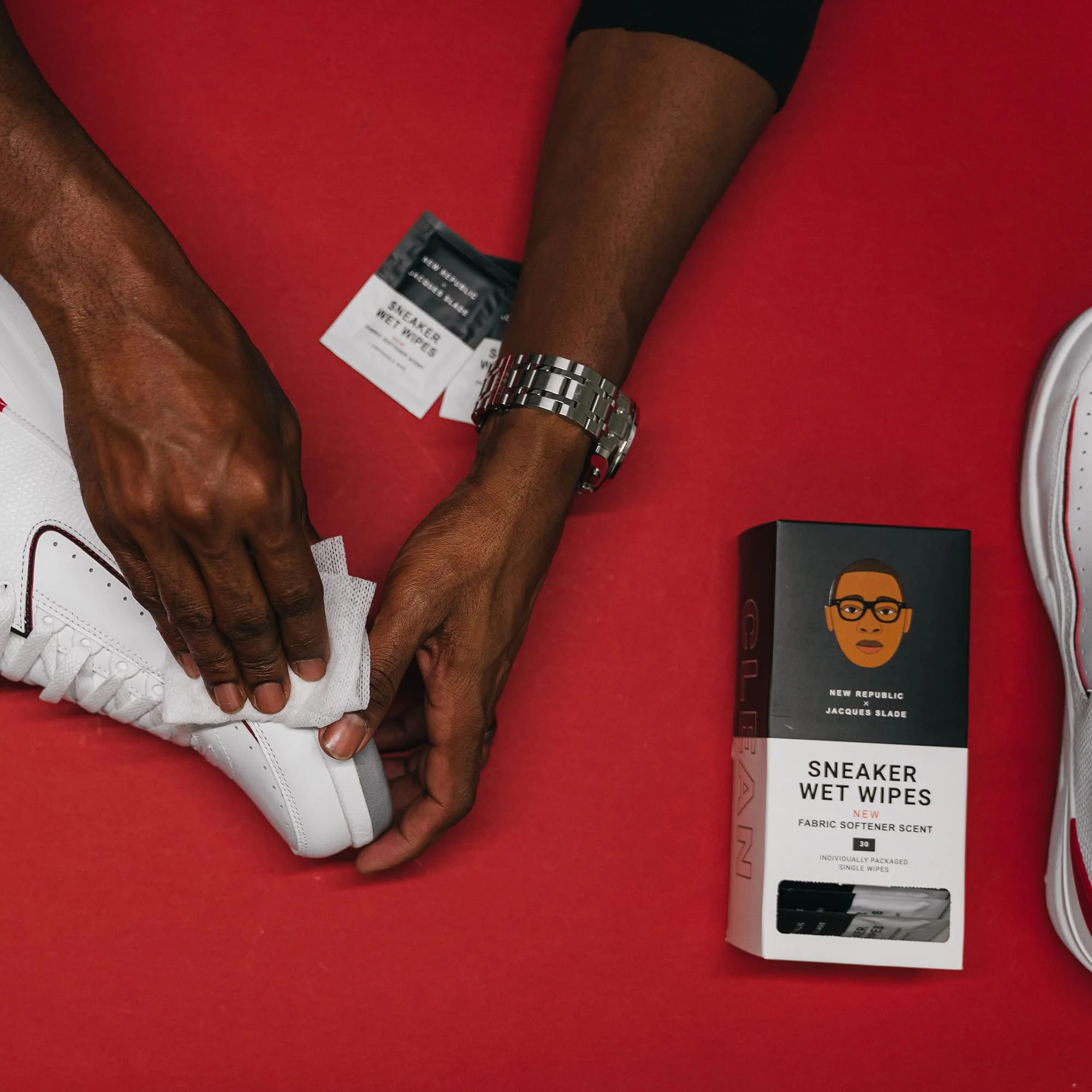 NR x Jacques Slade Sneaker Cleaning Wipes - 30 Pack - Image 3
