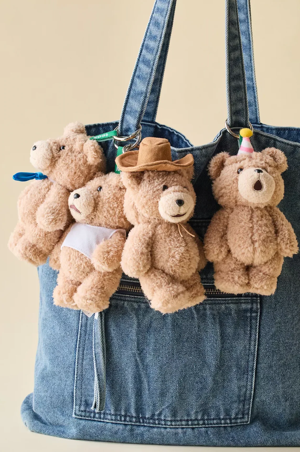 Pop Mart Ted2 Teddy Bear Action Plush Pendant Series Sealed Whole Set 'Mystery' (6 Blind Boxes) - Image 3
