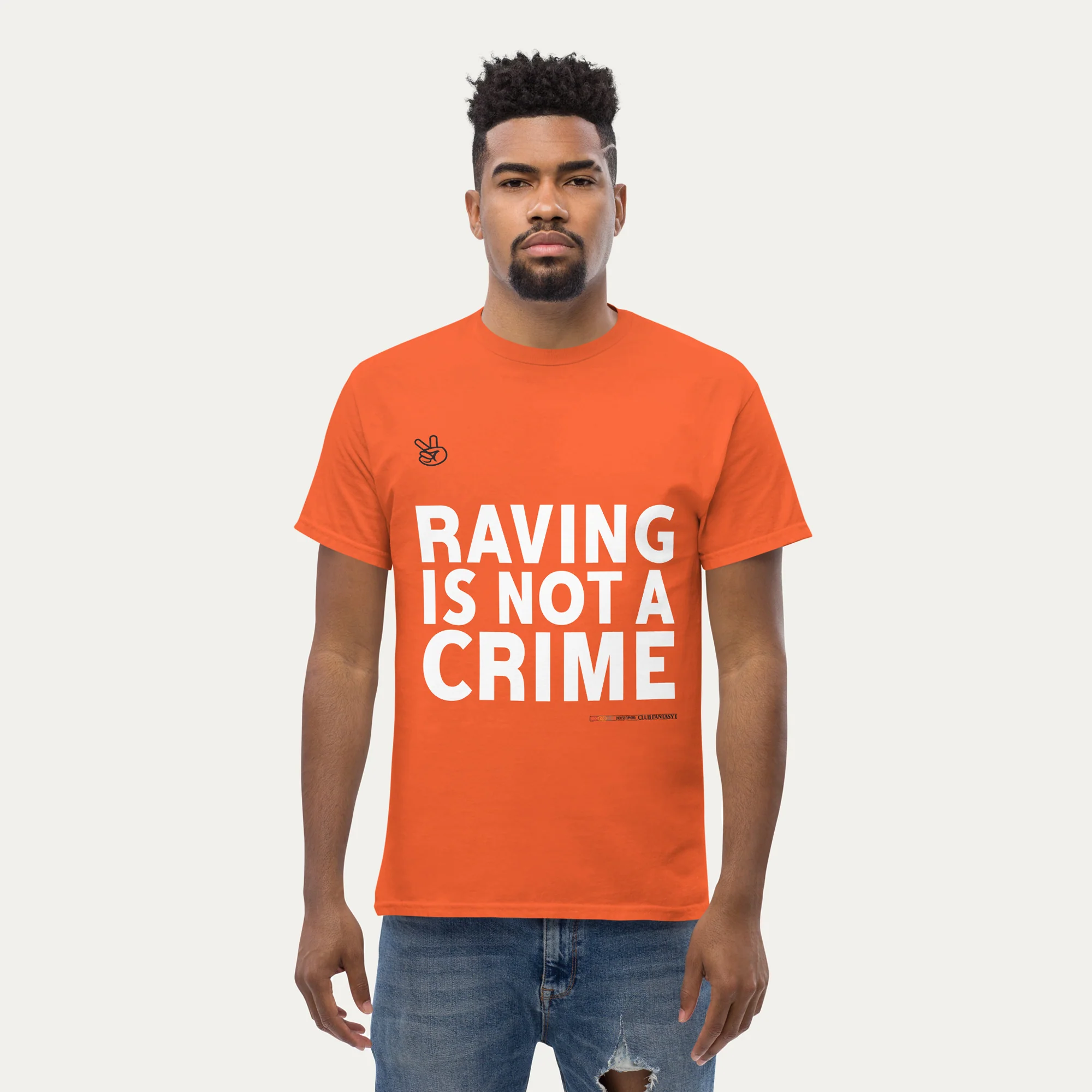 Raving Is Not A Crime Graphic Tee - Image 3