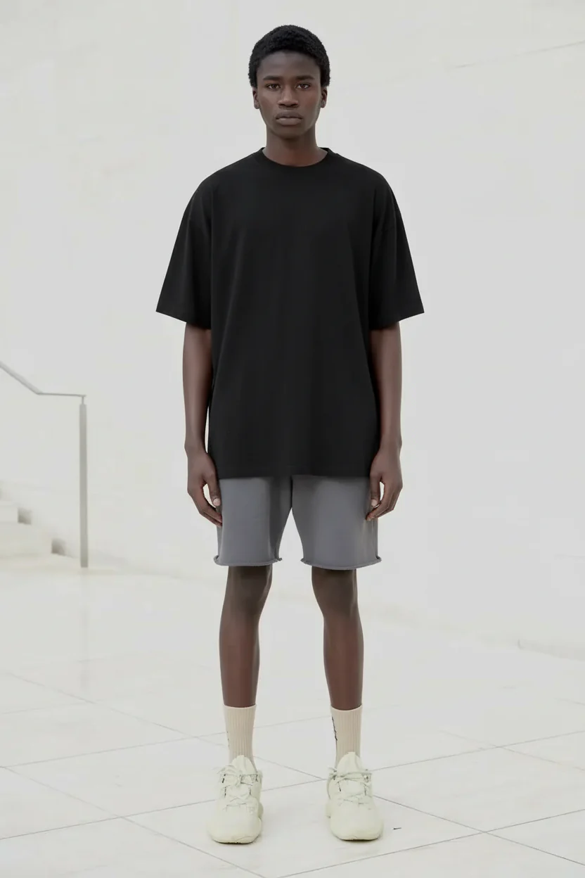 Yeezy Gap H02 REGULAR FIT SS TEE BLACK 4 - Image 2